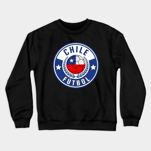 Chile Futbol Crewneck Sweatshirt by footballomatic